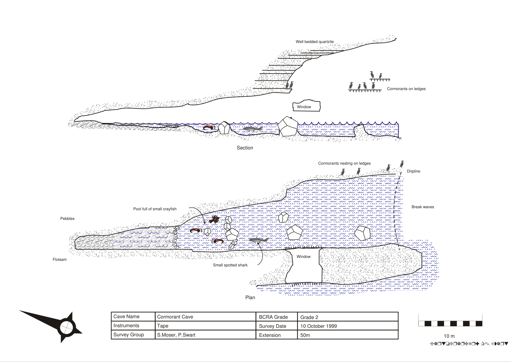Survey — Cormorant Cave