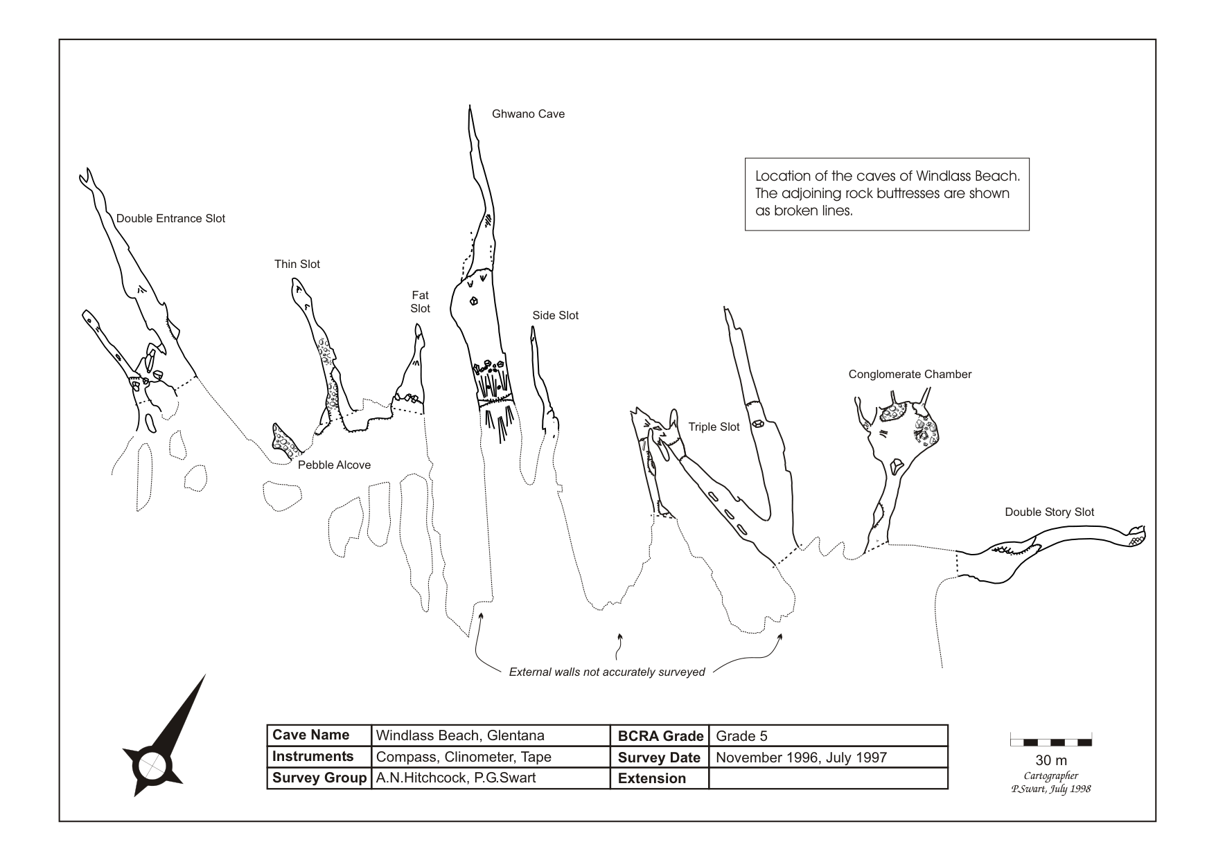 Survey — Cape Windlass West Ghwano Cave