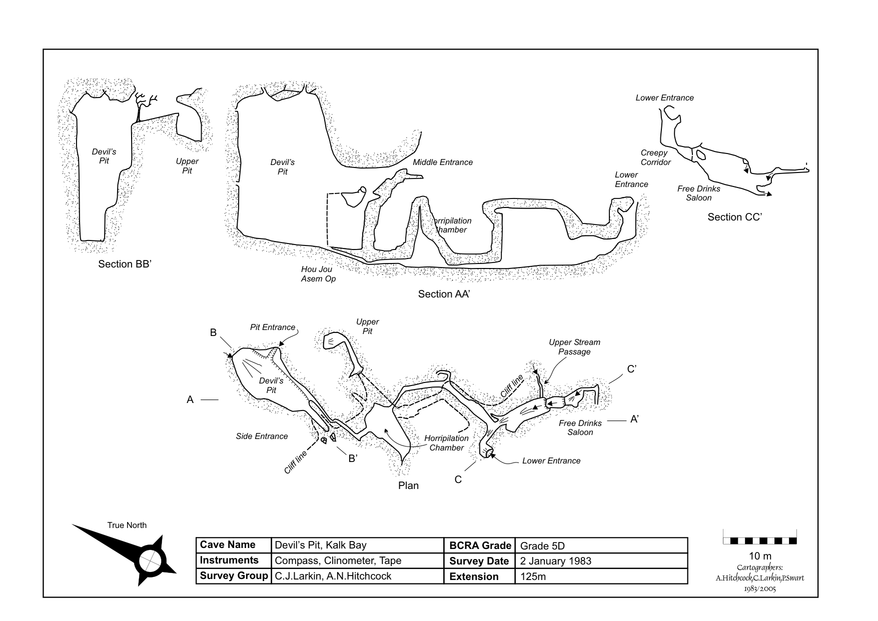 Survey — Devils Pit Cave