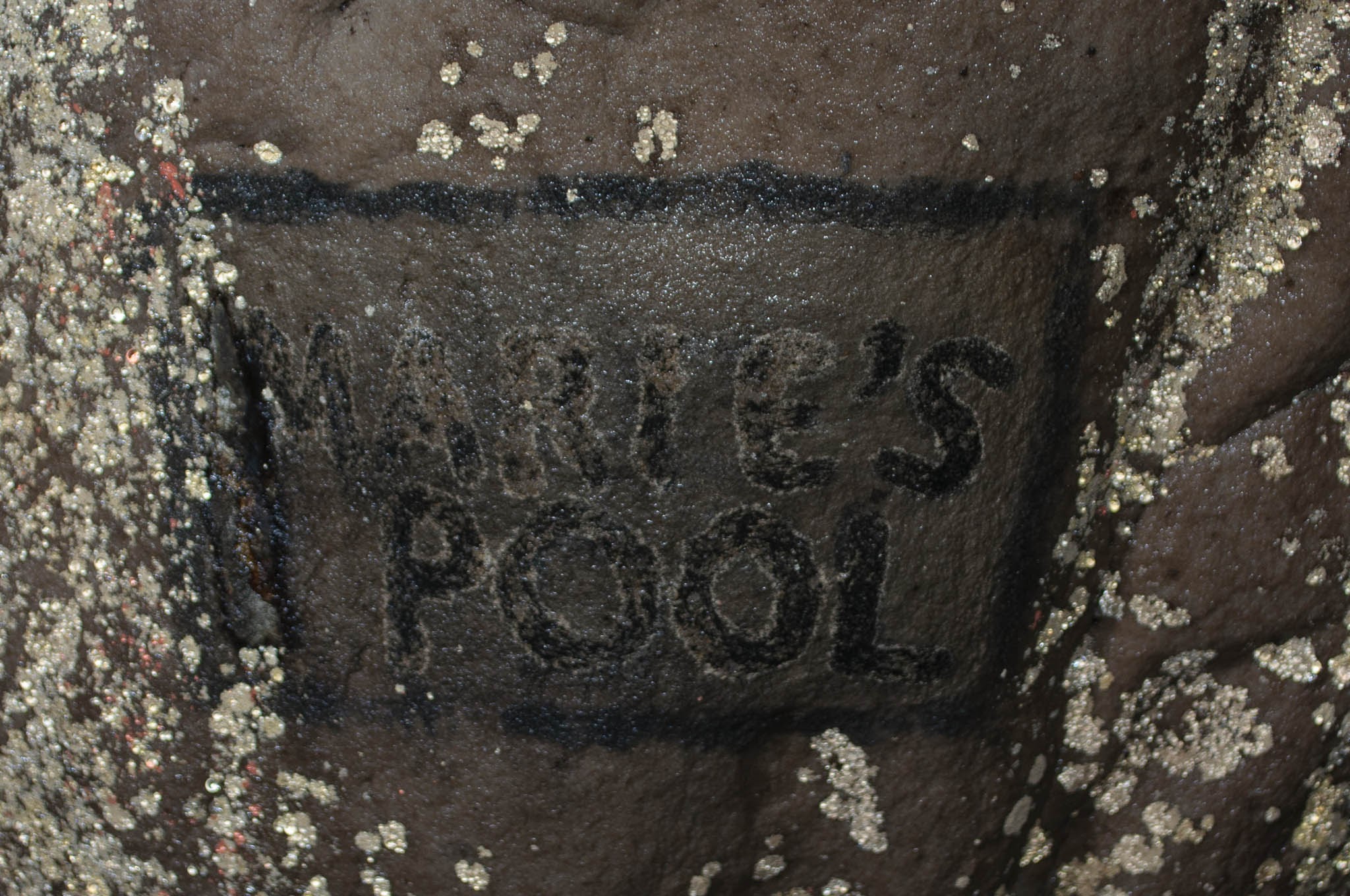 Labyrinth Cave Maries Pool Name[Photo][20160711][PSwart]