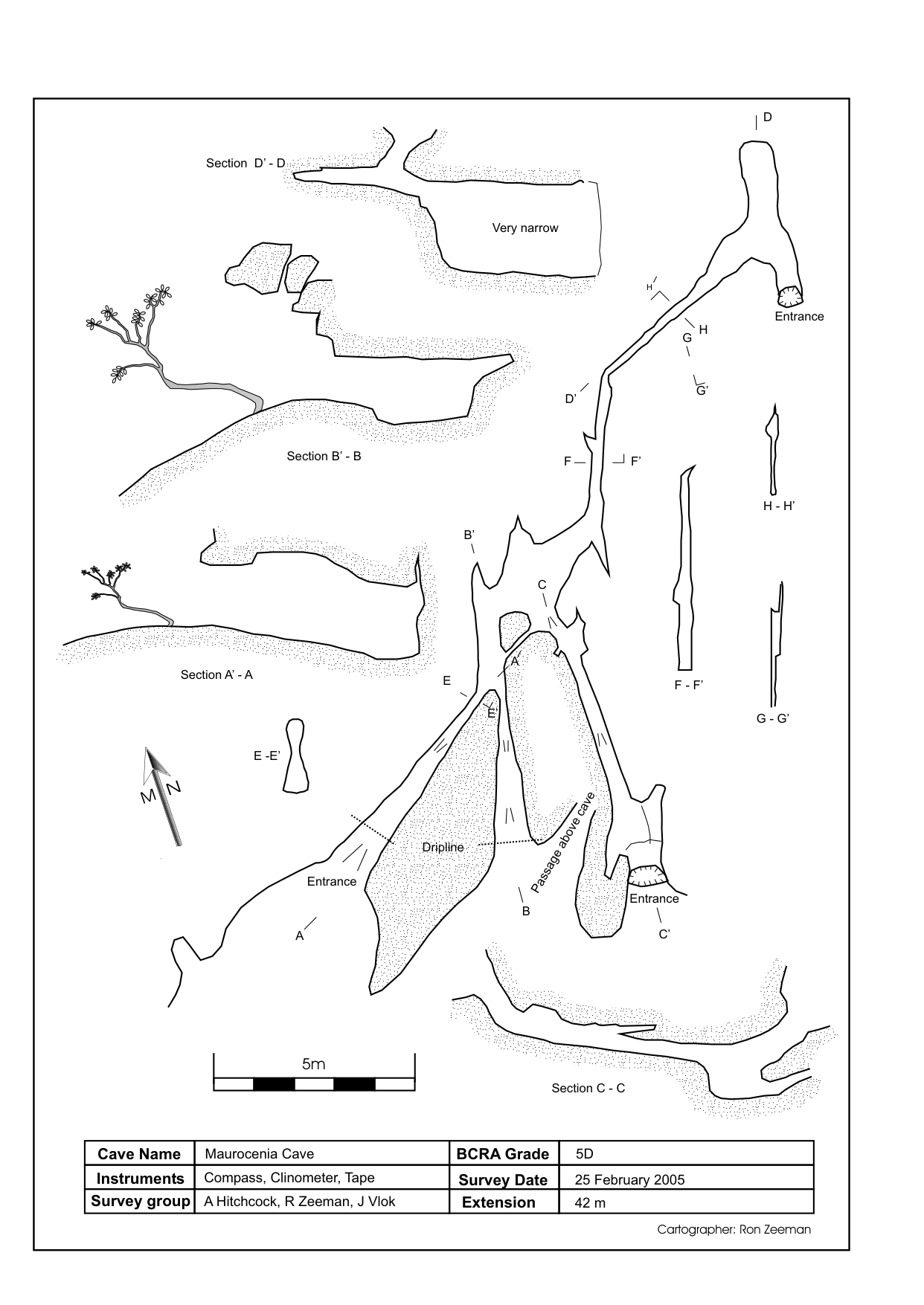 Survey — Maurocenia Cave