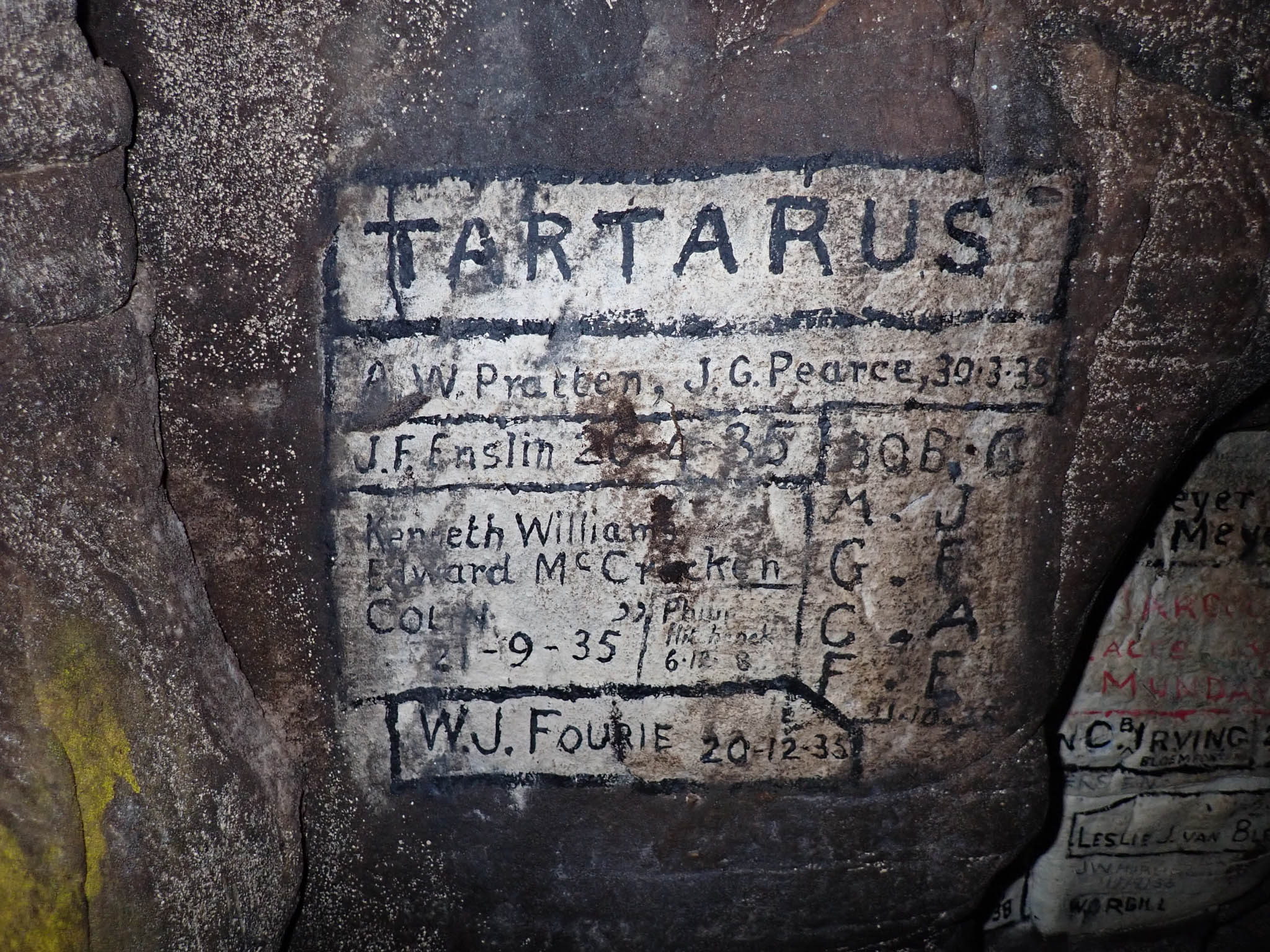 Tartarus Cave Visitors Book 6