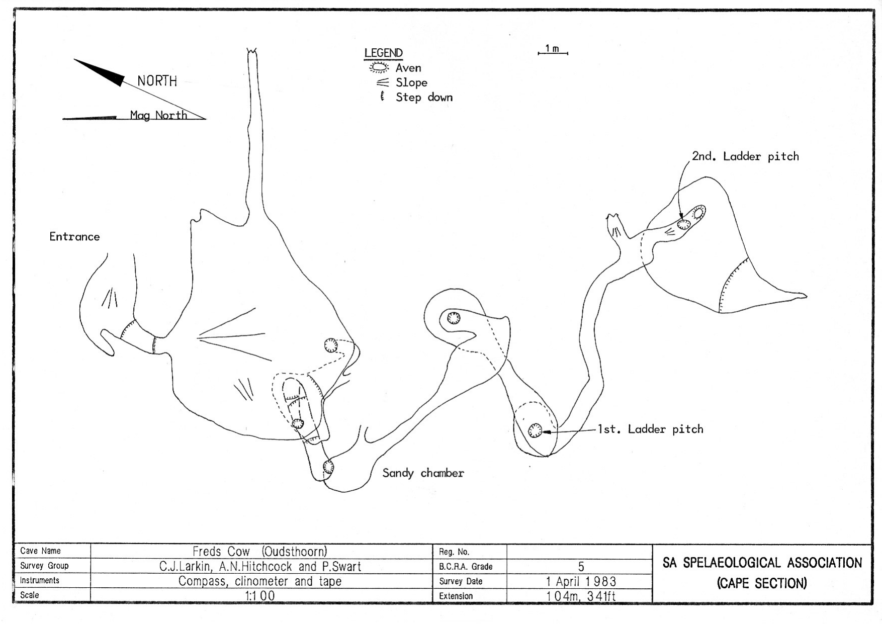 Survey — Freds Cow Cave