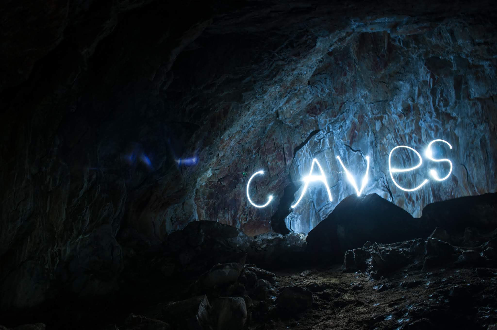 Oumatjie Cave Plettenberg Bay Caves light writing[Photo][P.Swart]