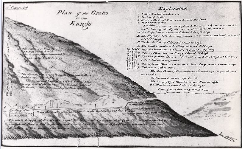 Map G Thoms October 1816 drawing