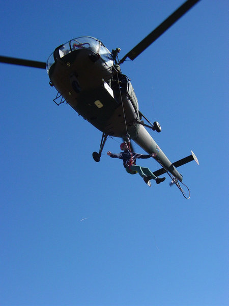 Allouette hoisting practice at Ysterplaat 00344