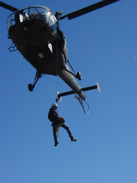 Allouette hoisting practice at Ysterplaat 00347