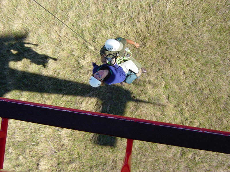 Oryx hoisting practice at Ysterplaat 00355