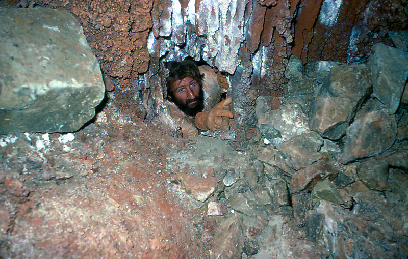 Apple Green below intrusive Dyke Cango 3 Easter 1980