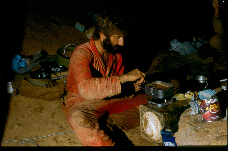 Kitchen camp cook Cango 3 Easter expedition Easter 1980 Appl