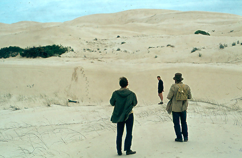 De Hoop   sand dunes (Dronkvlei farm) 7th March 1976 Lee Hall, Deon  du Plessis