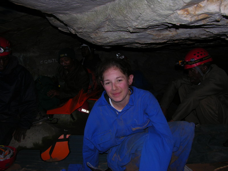 Clovelly Cave rescue practice in progress DSCN5246